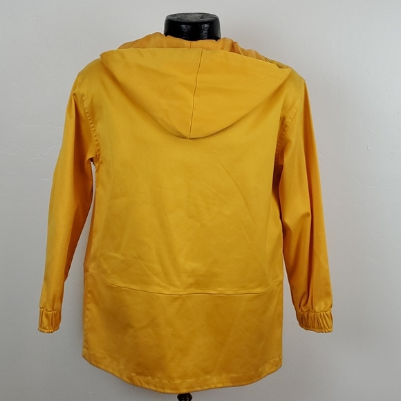 St.John Spot yellow vintage full zipper jacket hoodie women size M P - Picture 5 of 11